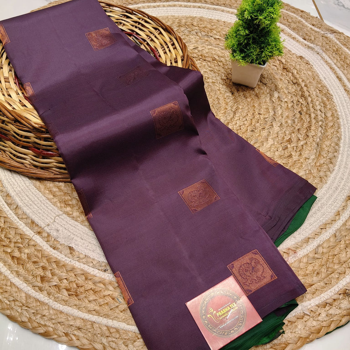 HALF MIXED SOFT SILK SAREE  NOTE: DRY WASH