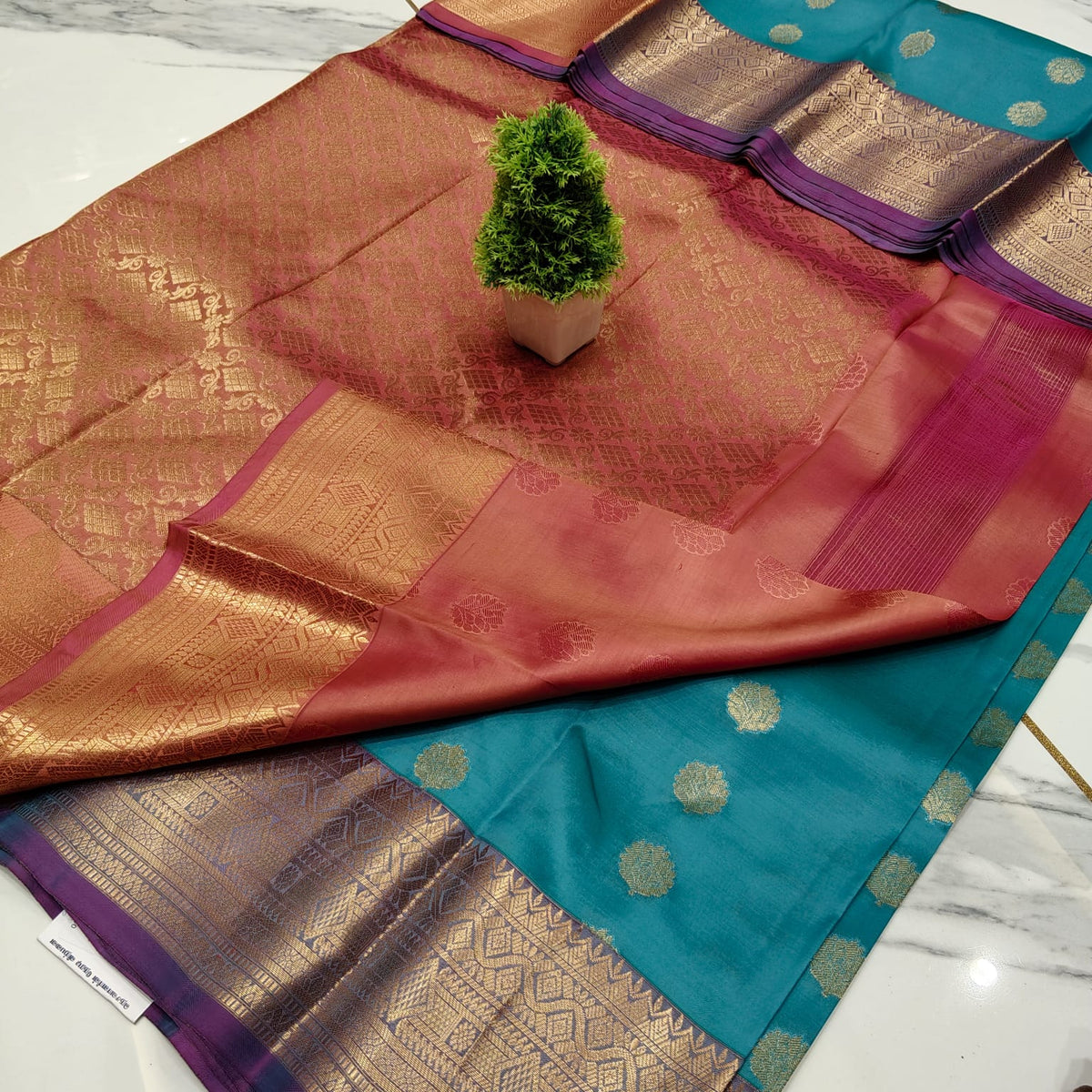 SEMI PURE SOFT SILK SAREE  NOTE: DRY WASH