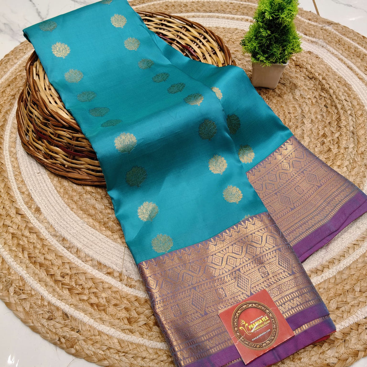 SEMI PURE SOFT SILK SAREE  NOTE: DRY WASH