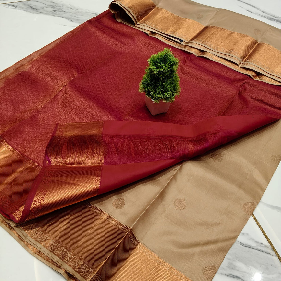 SEMI PURE SOFT SILK SAREE   NOTE: DRY WASH