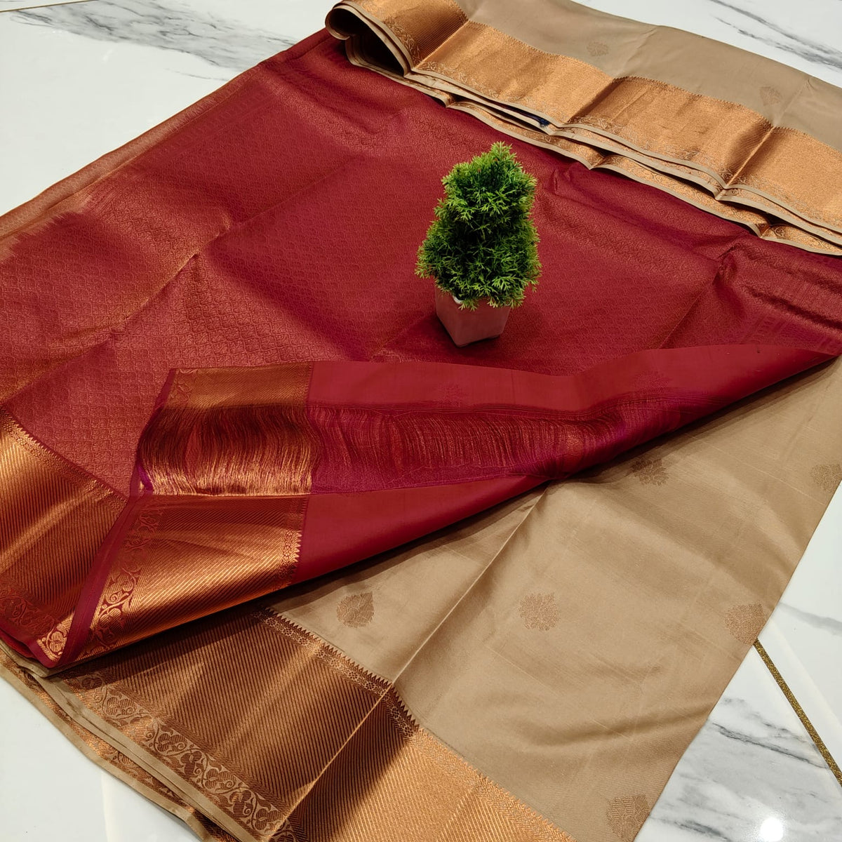 SEMI PURE SOFT SILK SAREE   NOTE: DRY WASH