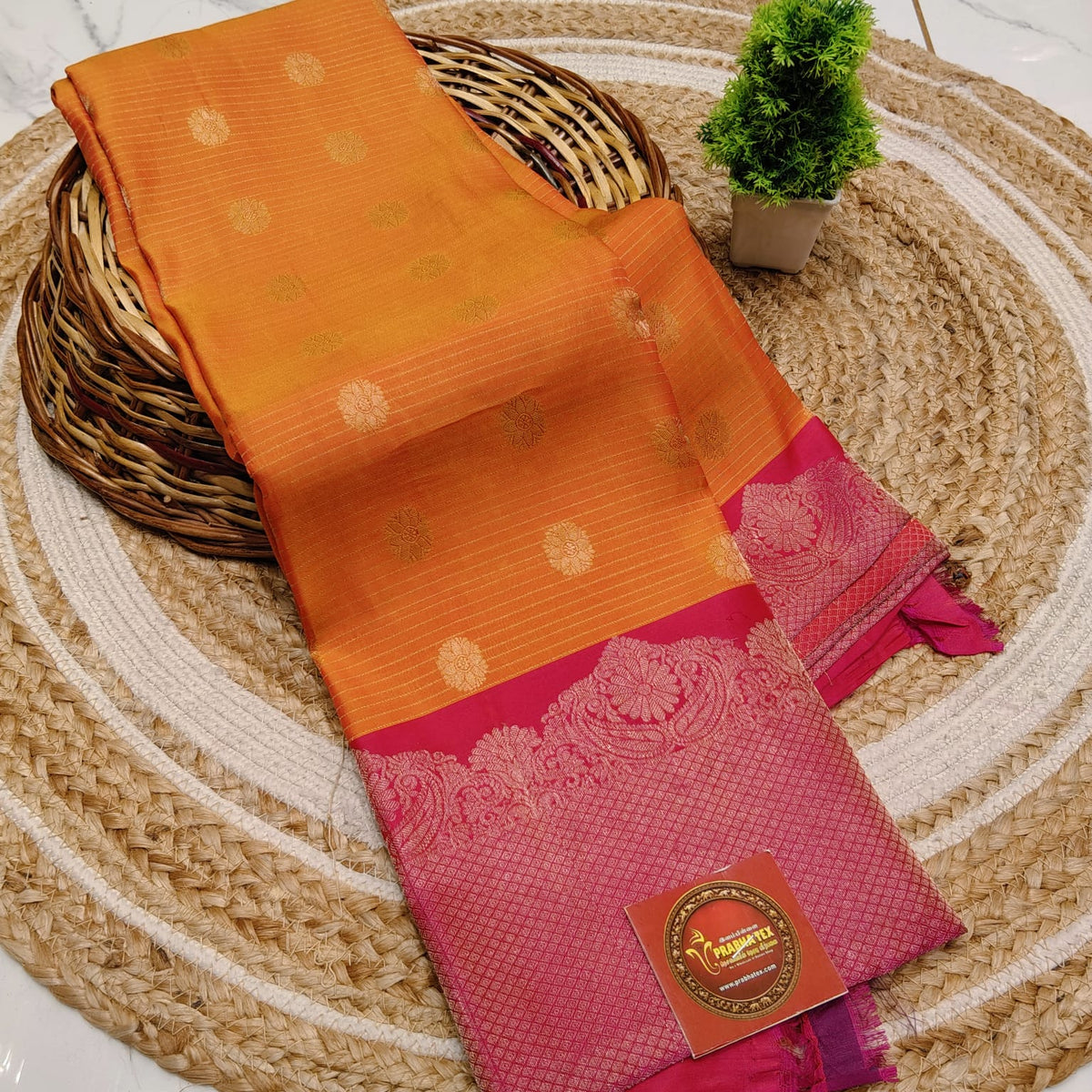 SEMI PURE SOFT SILK SAREE NOTE: DRY WASH