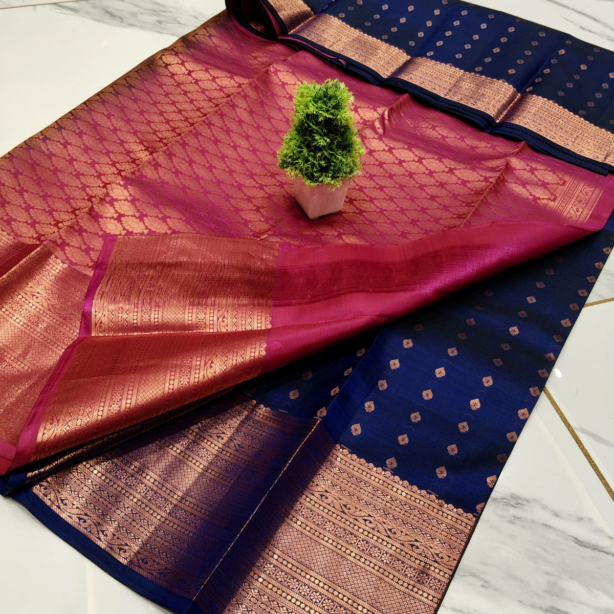 SEMI PURE SOFT SILK SAREE NOTE: DRY WASH