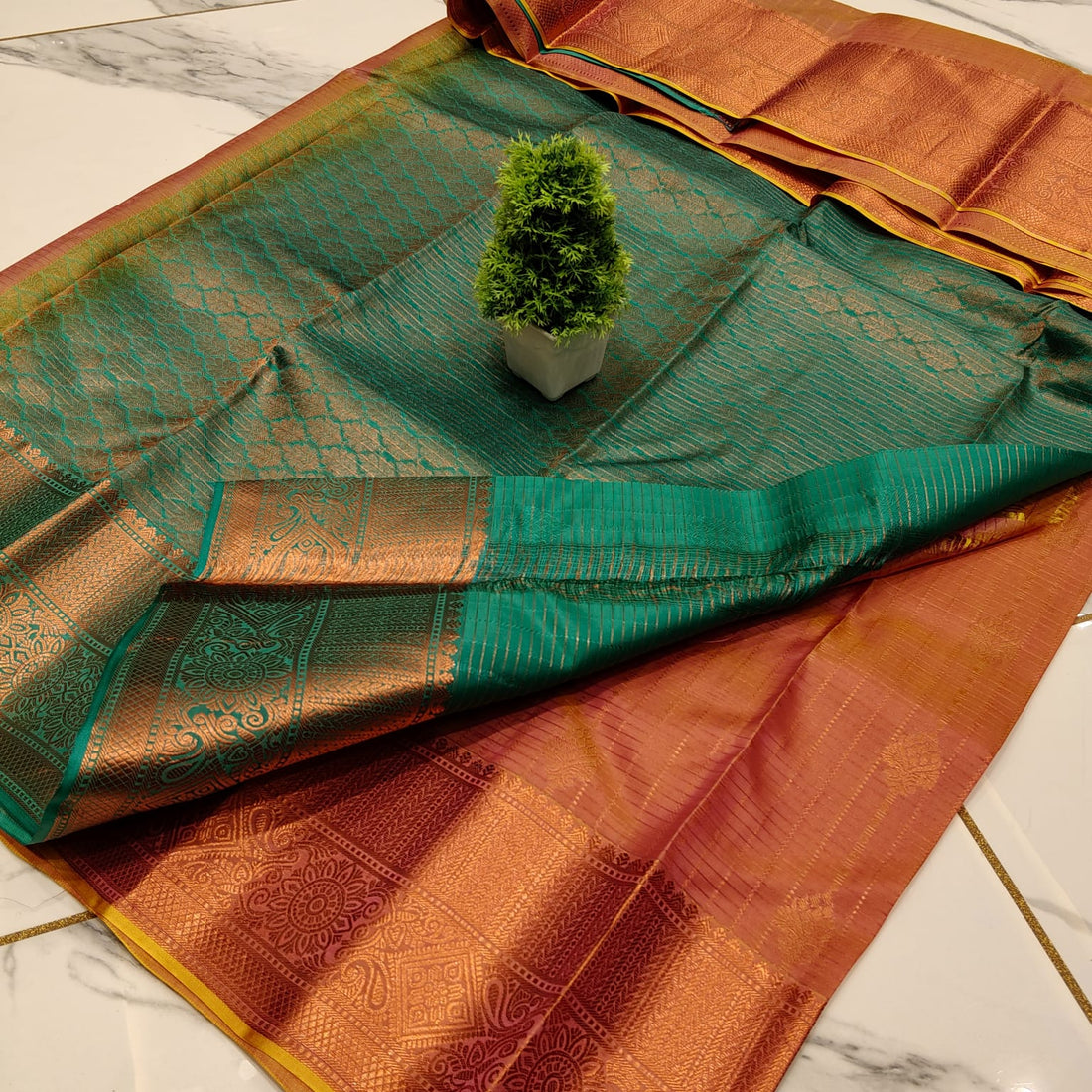 SEMI PURE SOFT SILK SAREE NOTE: DRY WASH
