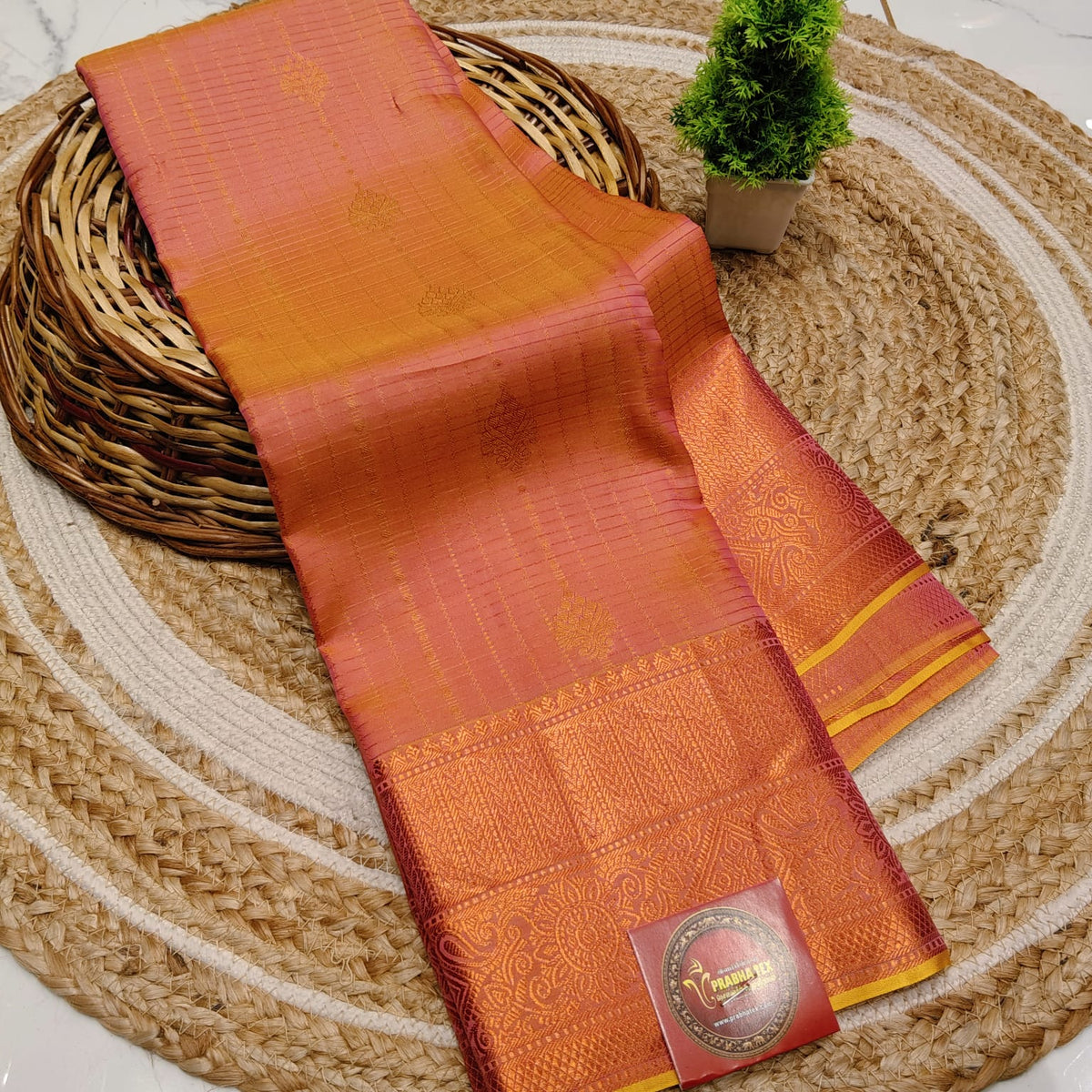SEMI PURE SOFT SILK SAREE NOTE: DRY WASH