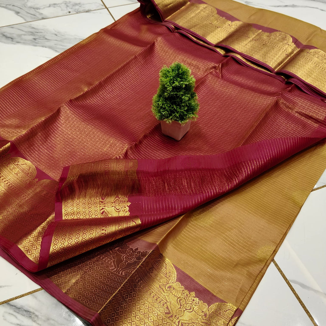 SEMI PURE SOFT SILK SAREE  NOTE: DRY WASH
