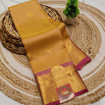SEMI PURE SOFT SILK SAREE  NOTE: DRY WASH