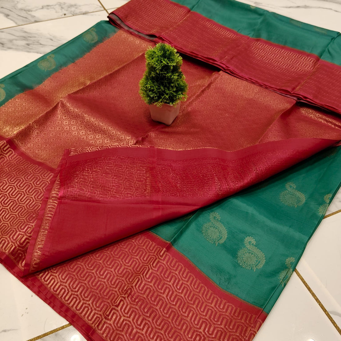 SEMI PURE SOFT SILK SAREE  NOTE: DRY WASH