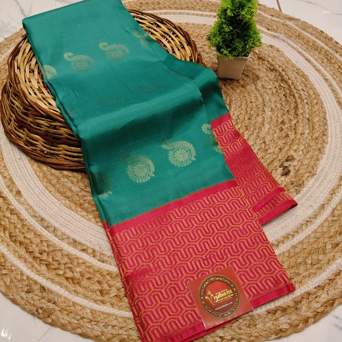 SEMI PURE SOFT SILK SAREE  NOTE: DRY WASH