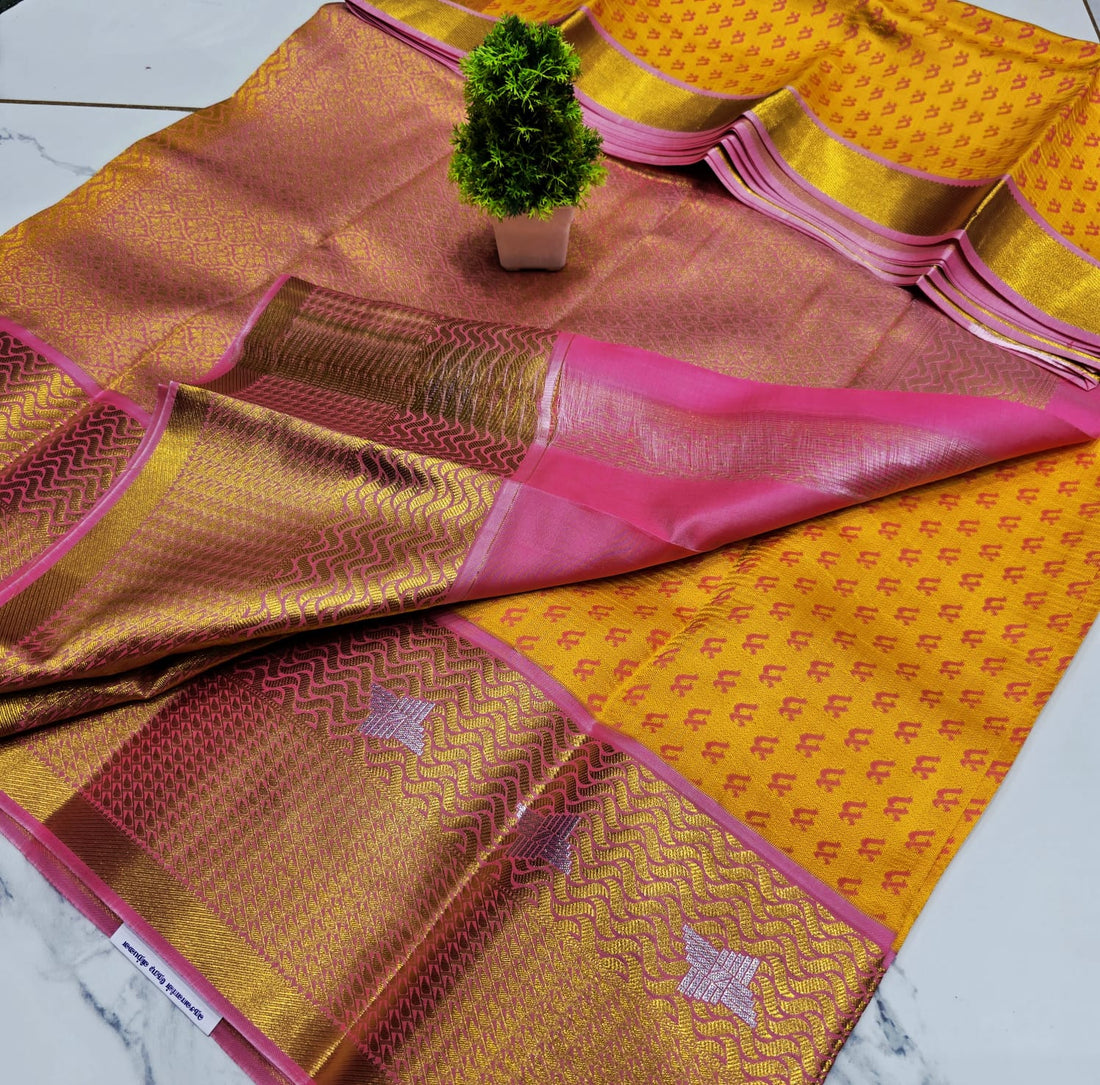 KORVAI MEENA SAREE  NOTE: DRY WASH