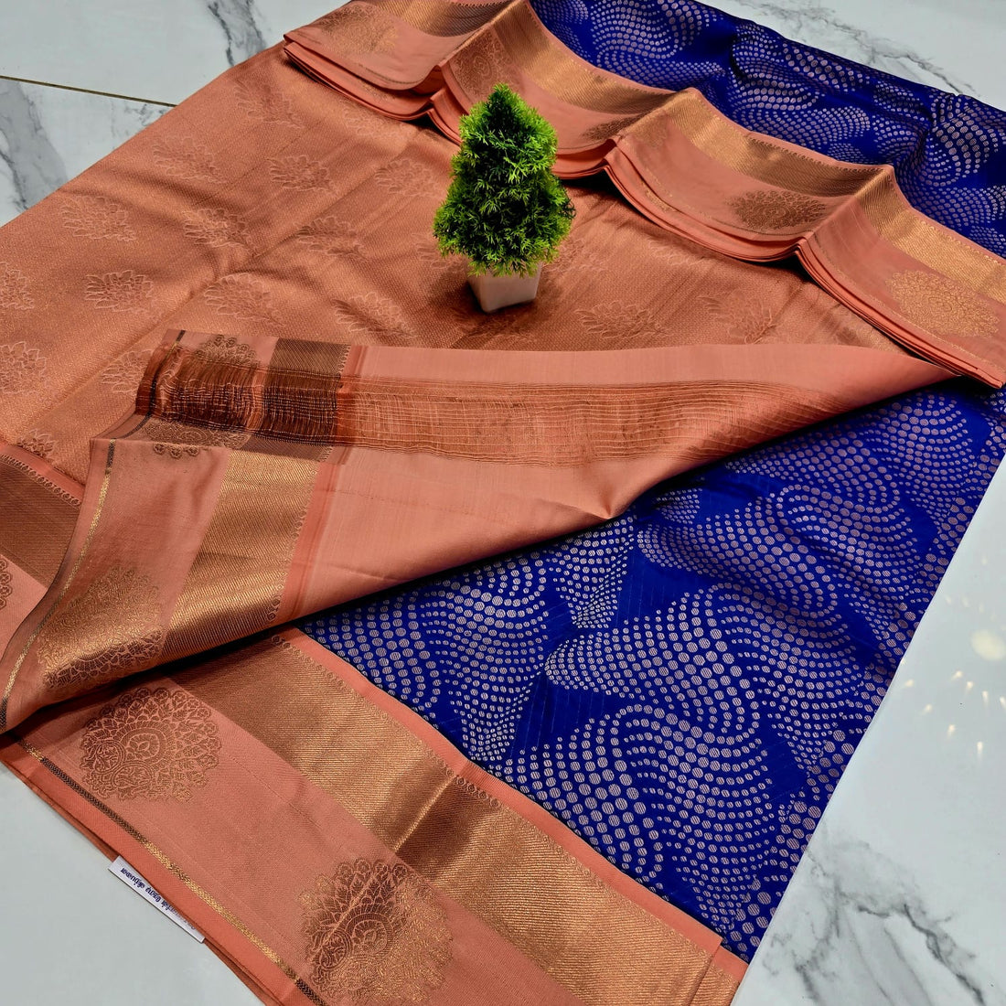 KORVAI MEENA SAREE  NOTE: DRY WASH