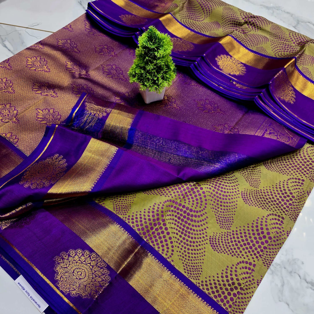 KORVAI MEENA SAREE  NOTE: DRY WASH