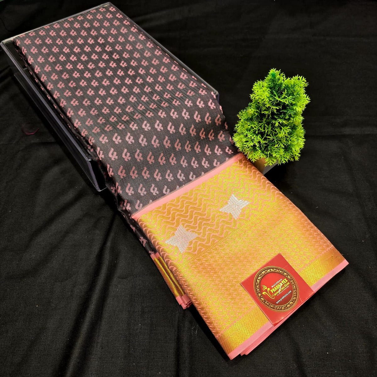 KORVAI MEENA SAREE  NOTE: DRY WASH