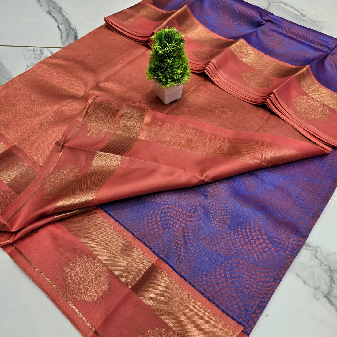 KORVAI MEENA SAREE   NOTE: DRY WASH