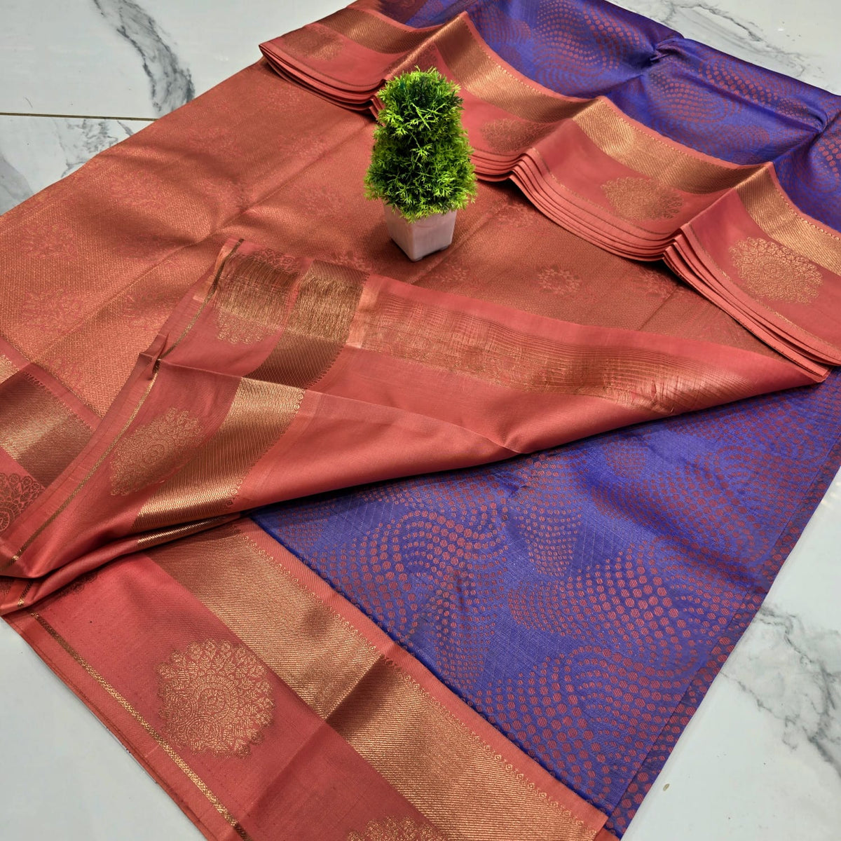 KORVAI MEENA SAREE   NOTE: DRY WASH