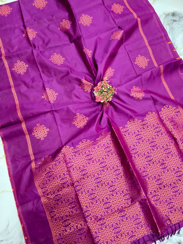 Traditional Kolam Saree