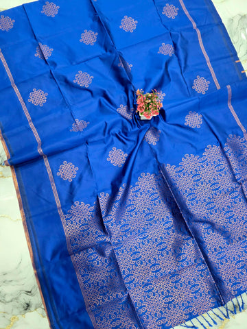 Traditional Kolam Saree