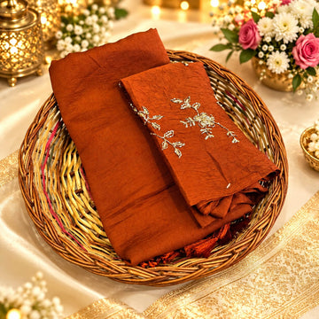 Diwali Special Crush Type Saree