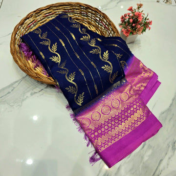 Vairaoosi Design Foil Silk Saree