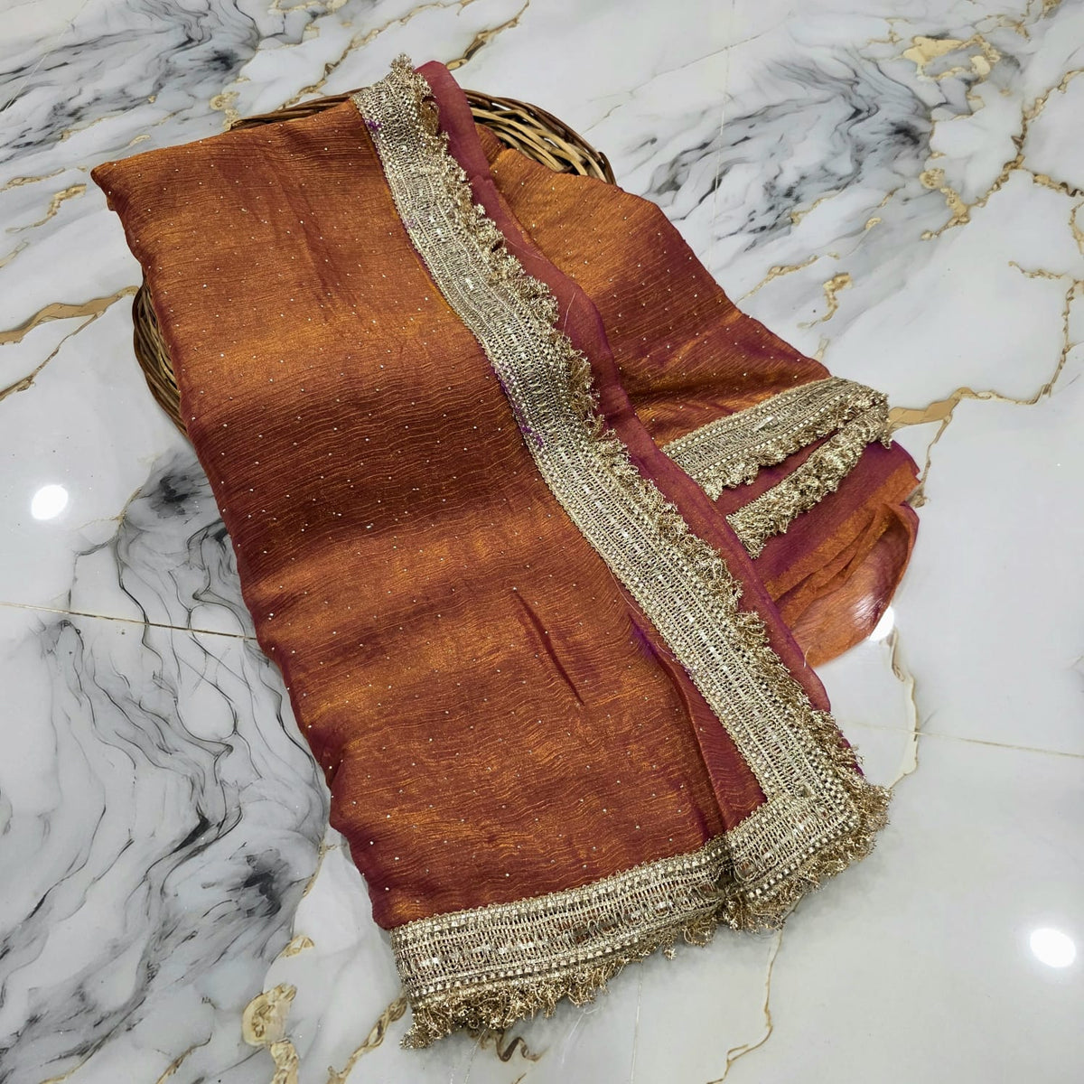 Aqua Mint Grand Zari Saree