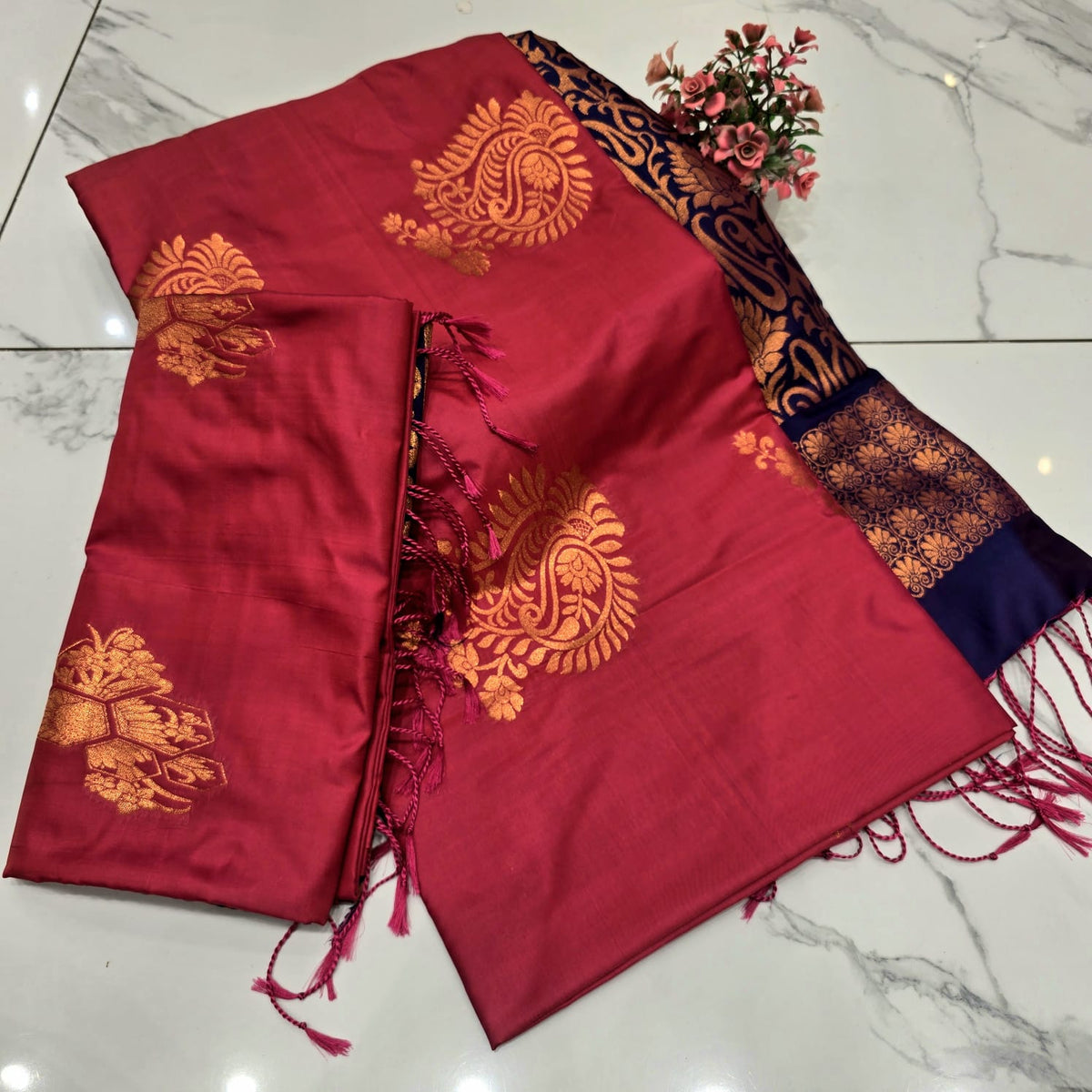 Luxury Soft Silk Saree ( Same Colour only dispatch )