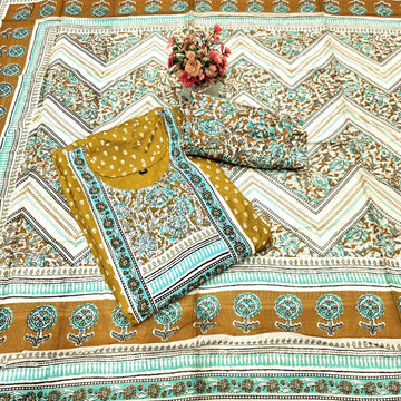 Kalamkari Design Chudi Set