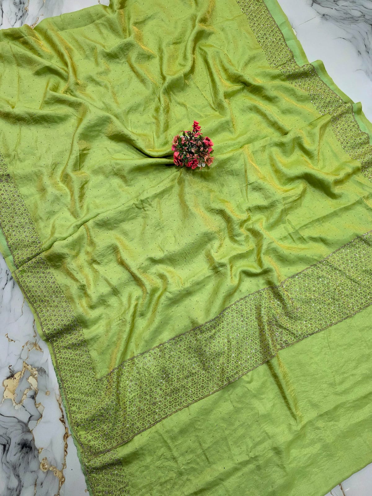 Party Wear Gellory Silk Saree