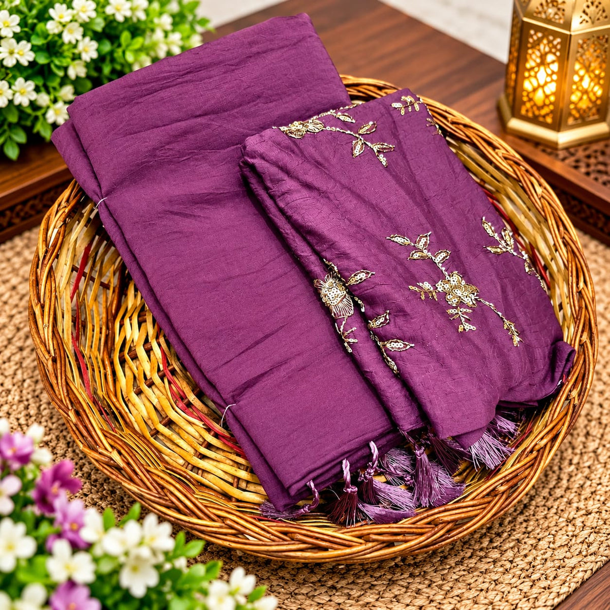 Diwali Special Crush Type Saree