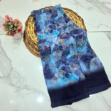 Digital Poonam Silk Saree
