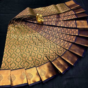 All Self Bridal Saree