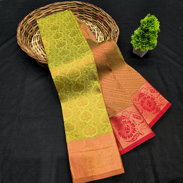 All Self Bridal Saree ( Without Stone )