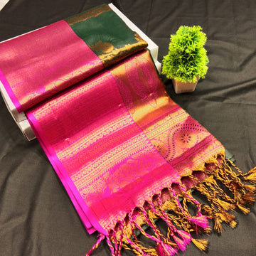 Traditional Bridal Silk Saree: