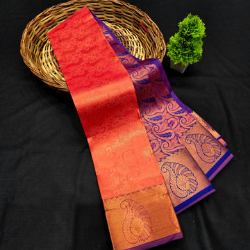 All Self Bridal Saree Without Stone