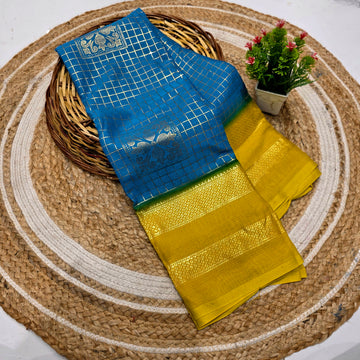 Foil work Saree