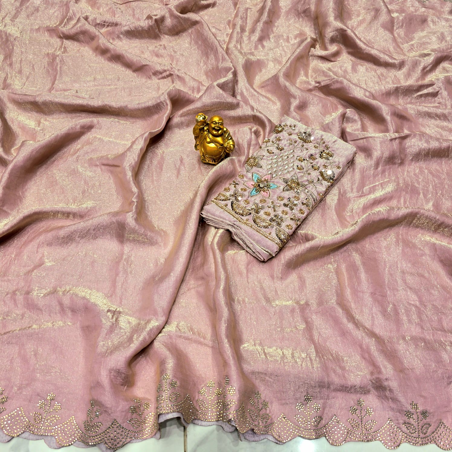 Space Silk Party Wear Saree
