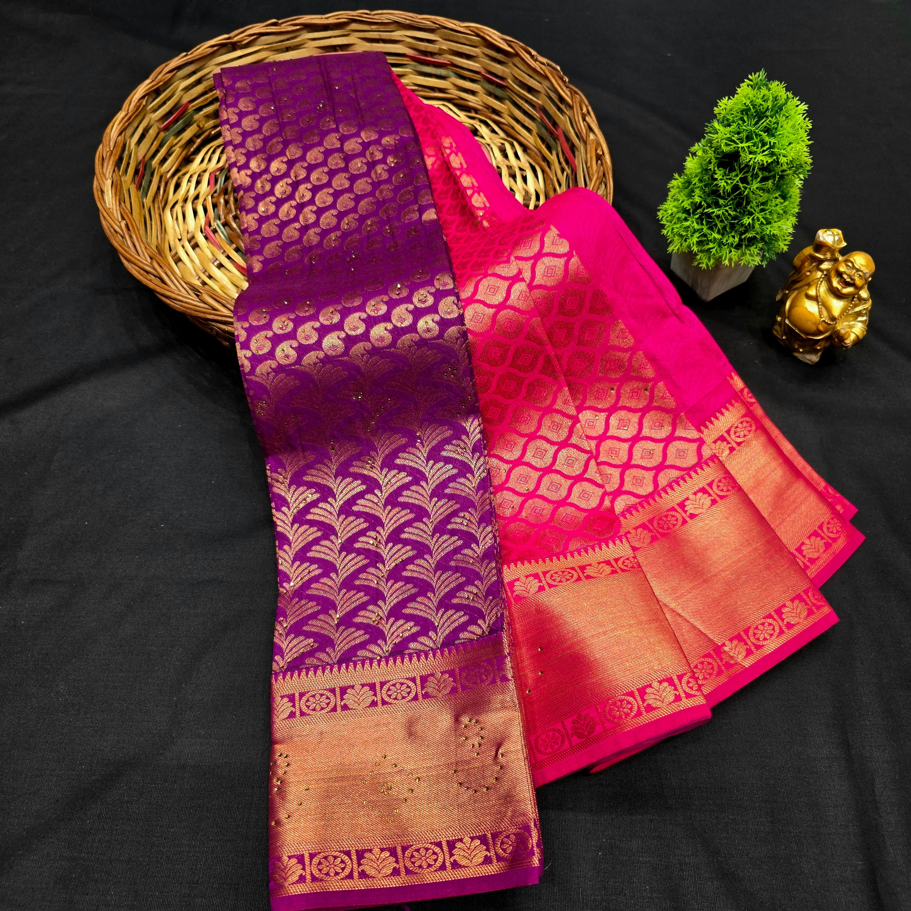 All Self Bridal Saree