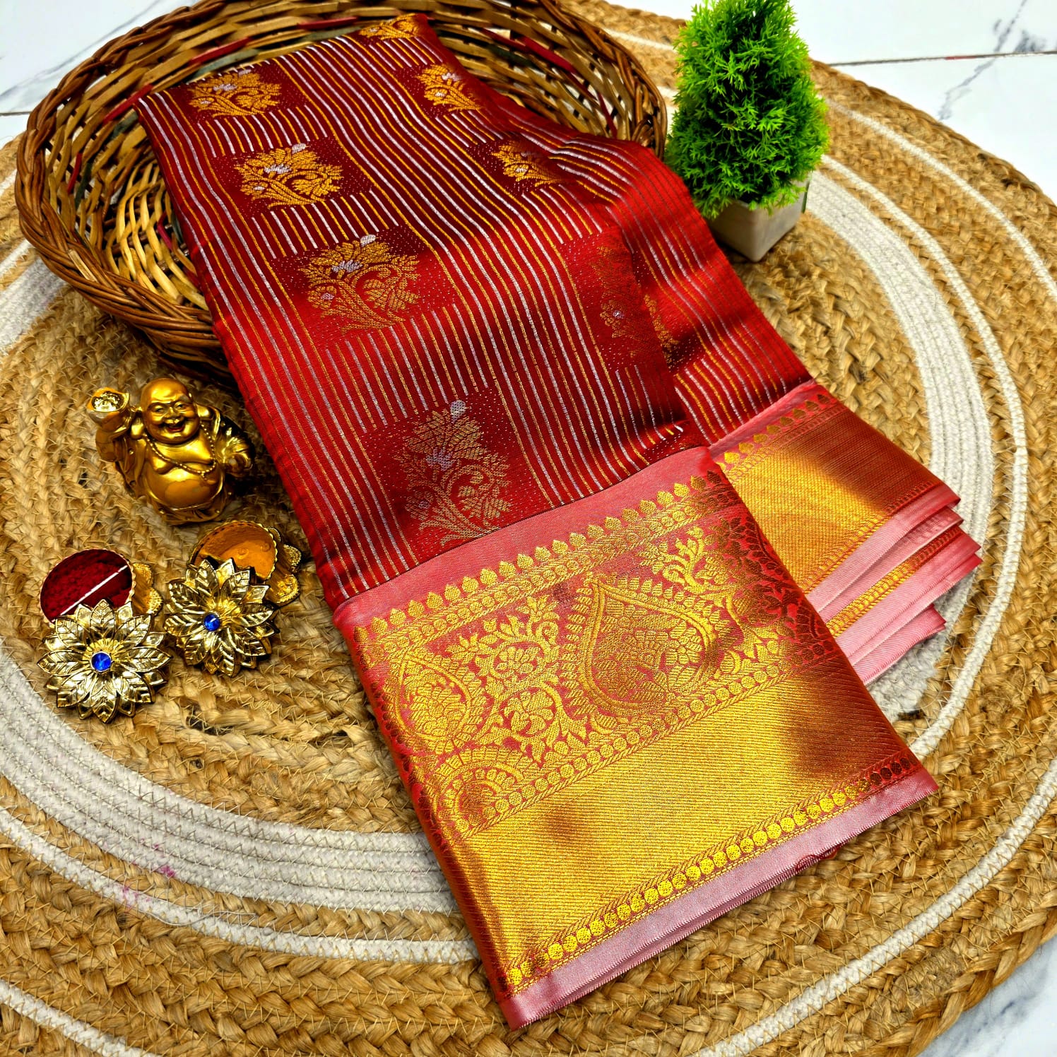 Bridal Tissue Silk Saree