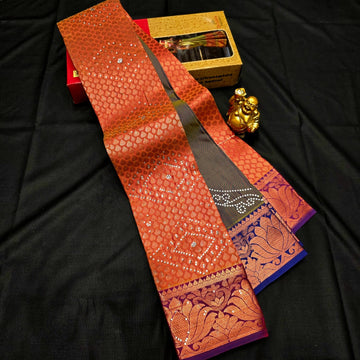 All Self Bridal Saree