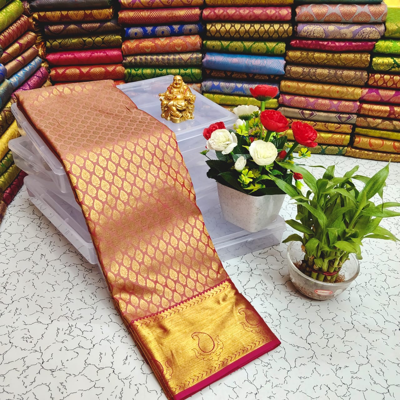 Half Mixed Pattu Sarees