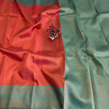 Zari Woven Contrast Border Silk Saree