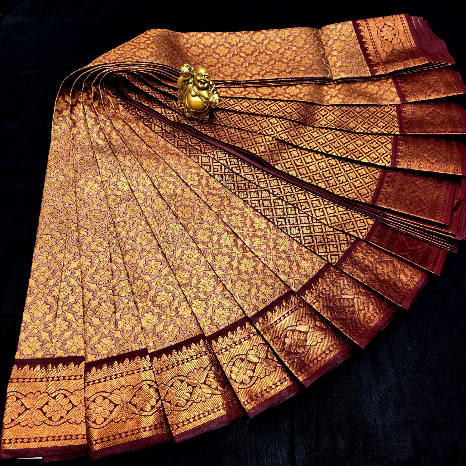 All Self Bridal Saree