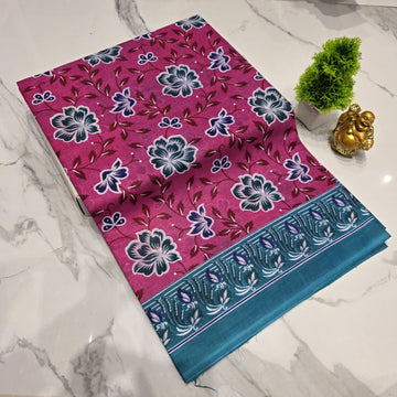 Voile Cotton Saree