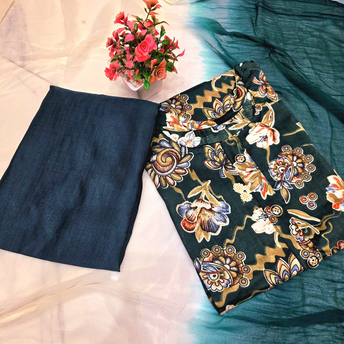 Semi Vetican Chudi Set