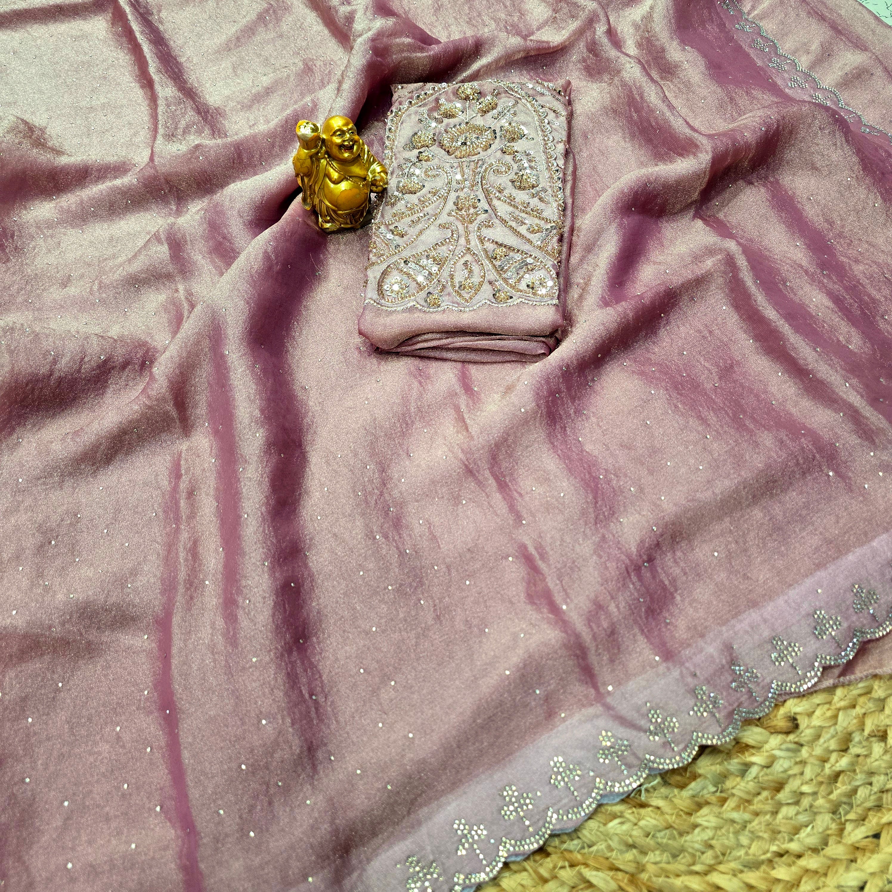 Space Silk Party Wear Saree