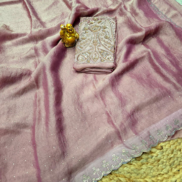 Space Silk Party Wear Saree