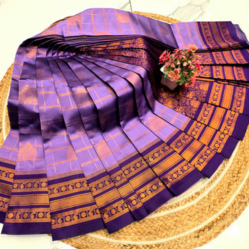 Royal Checks Silk Saree