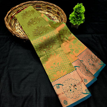 All Self Bridal Saree