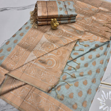 Premium Paisley Design Silk Saree