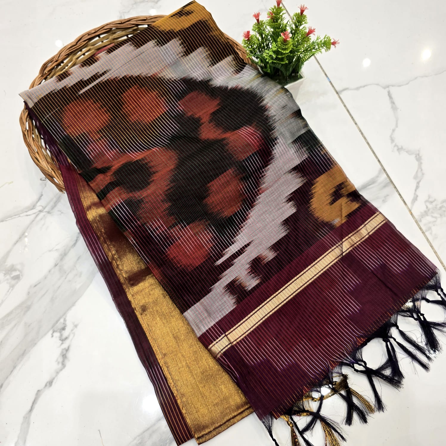 Pochampally Cotton Saree
