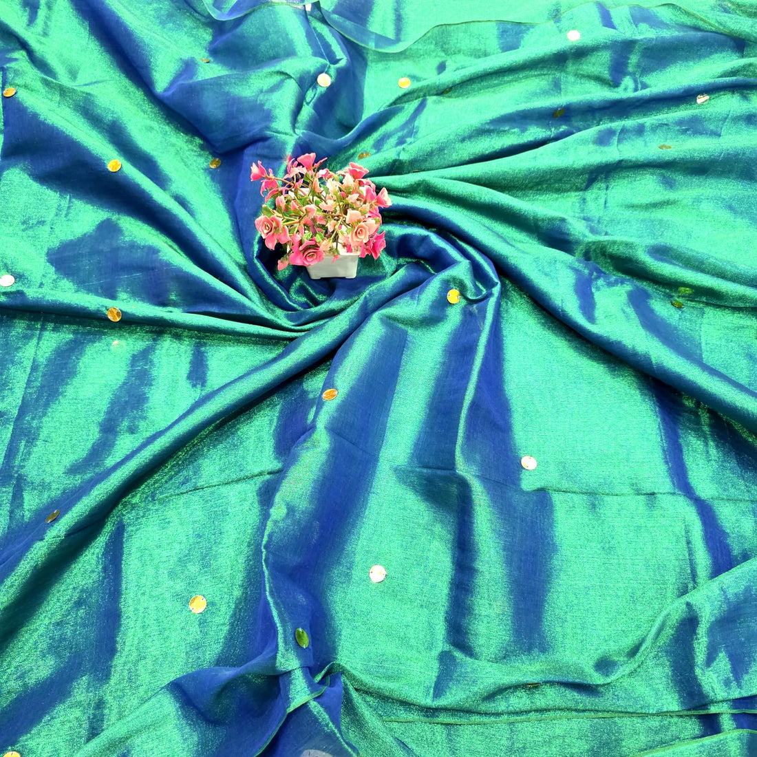 Mayil Kadhi Cotton Mirror saree
